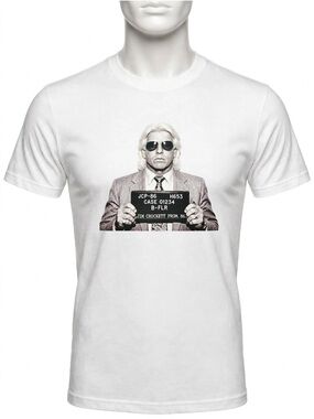 Ric Flair White Graphic T-Shirt
